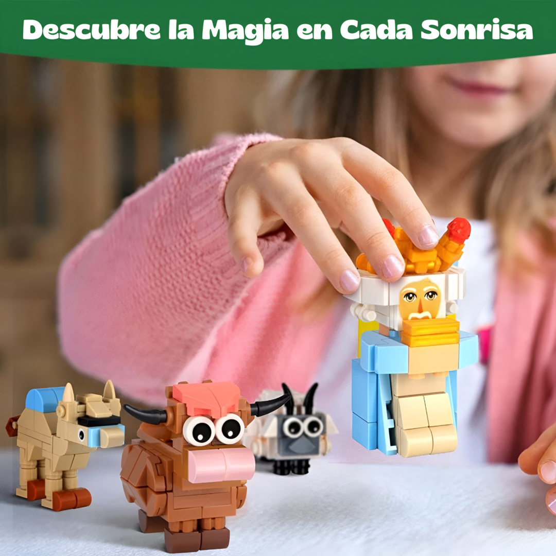 HolyBlox™ Calendario de Adviento Belén Bloques
