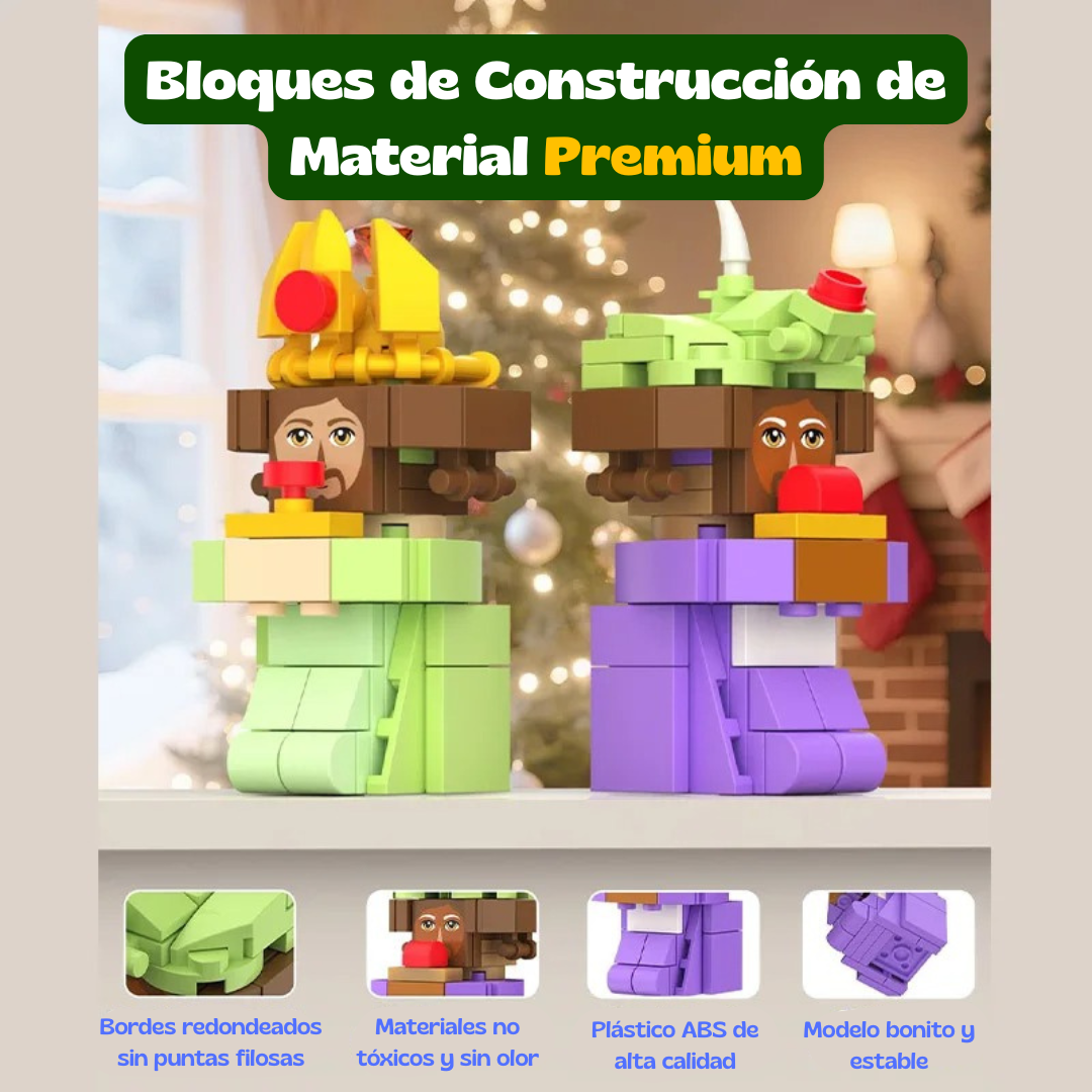 HolyBlox™ Calendario de Adviento Belén Bloques